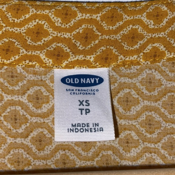 Yellow Patterned Long Tunic Top - Picture 4 of 4